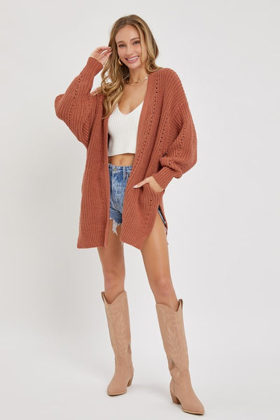 Fall Feels Cardigan (sizes 2X & 3X)