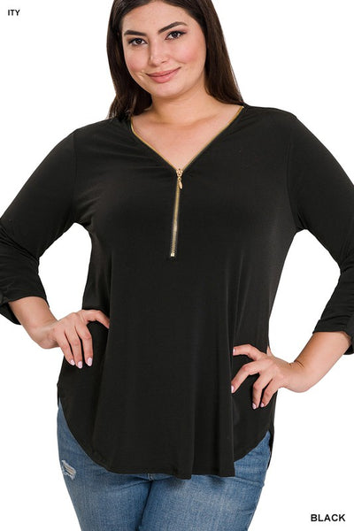 Beverly Half Zip Top