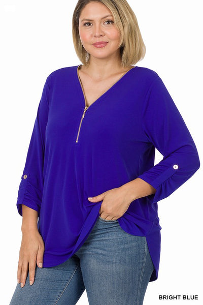 Beverly Half Zip Top