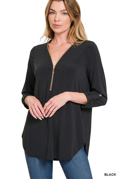 Beverly Half Zip Top